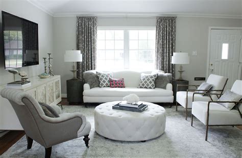 Before And After An Elegant Budget Friendly Living Room Makeover