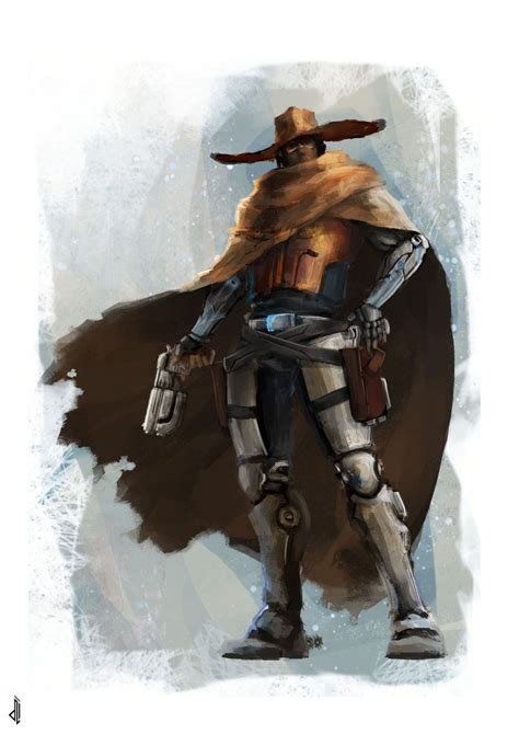 Cowboy Concept By Deiyeah Cyberpunk Character Rpg Character Character