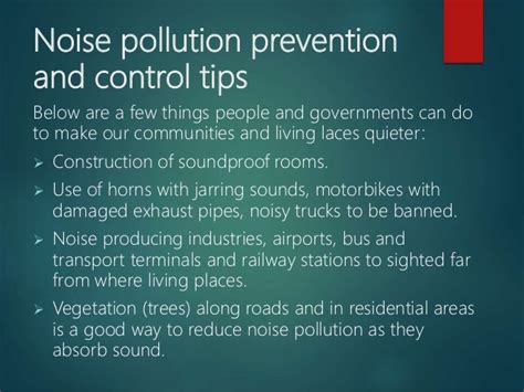 Prevention Of Noise Pollution Definition Prevents And Control Eschool