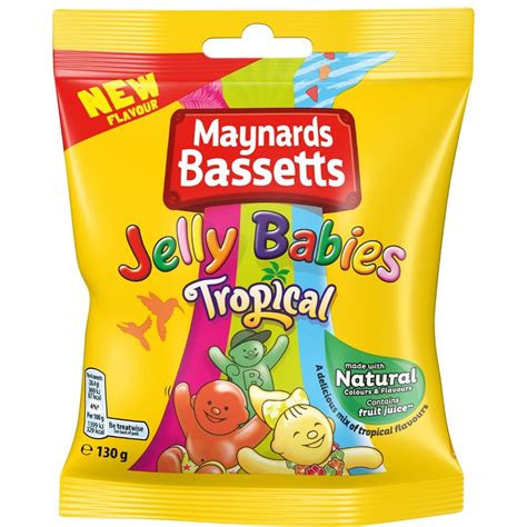 Maynards Bassetts Jelly Babies Tropical British Candy