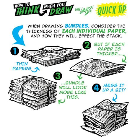 How To Think When You Draw Newspapers Quick Tip By