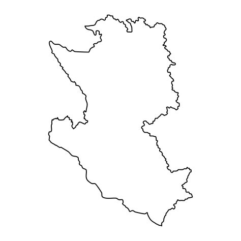 Premium Vector Zlatibor District Map Administrative District Of
