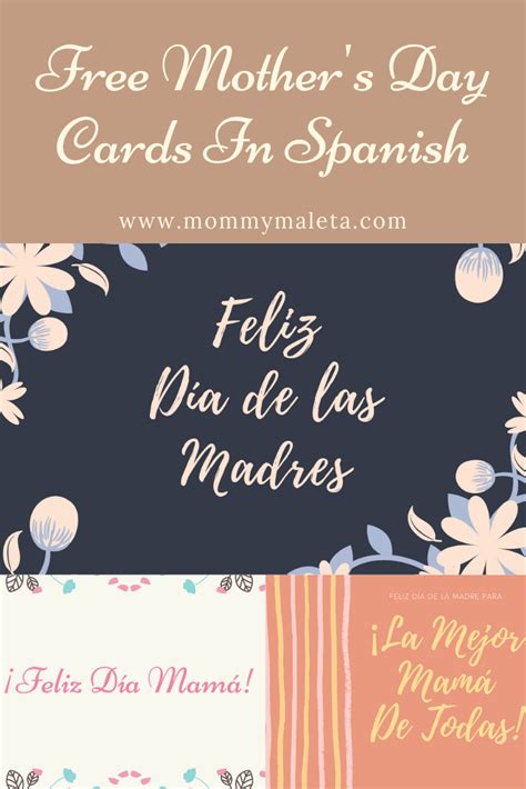 Mothers' day is now largely promoted by many businesses including card companies, florists, and department stores in various countries including. Free Printable Mother's Day Cards In Spanish - MommyMaleta