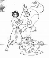 Coloring Disney Color Pages Numbers Popular sketch template