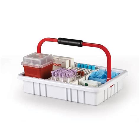 Custom comfort medtek provides laboratories with a wide range of phlebotomy blood draw accessories and lab supplies. Phlebotomy Tray with Removable Handle and 17 mm rack ...