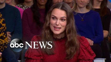 Keira Knightley Reveals Why She Thanks Her Daughter For Her Role In The Aftermath L Gma Youtube