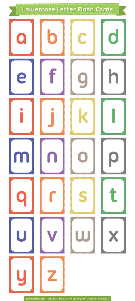 Also printable alphabet letters to practice forming letters with duplo, playdough, candy, and more. Printable Lowercase Letter Flash Cards