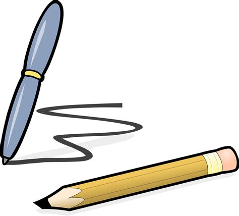 Stift Schreiben Kritzeln Kostenlose Vektorgrafik Auf Pixabay