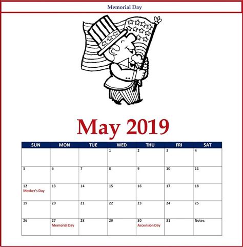 May 2019 Calendar With Holidays Holiday Calendar Confederate