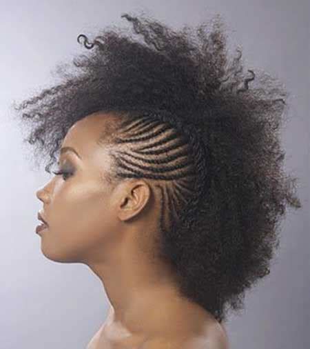 Latest braided mohawk hairstyles and updos. 30 Pics of Stylish Curly Mohawk Hairstyles for Black Women ...