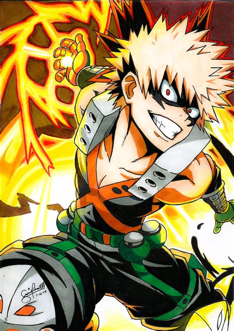 Bakugou Katsuki By Baby8stef On Deviantart