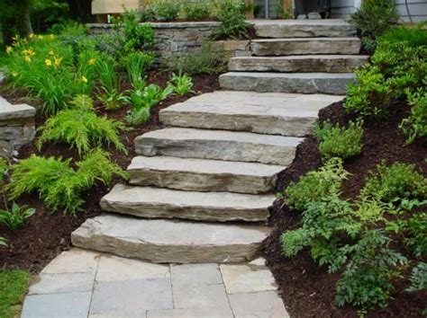 Natural Stone Steps Products Outdoor Stone Steps Hardscape