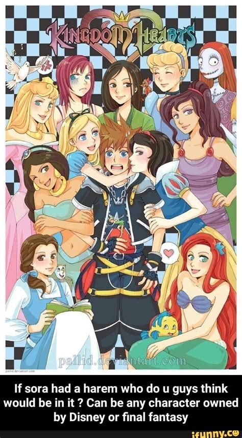 If Sora Had A Harem Who Do U Guys Think Would Be In It Can Be Any