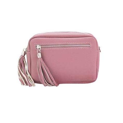 Dusty Pink Leather Crossbody Bag Julia Rose Ts And Accessories
