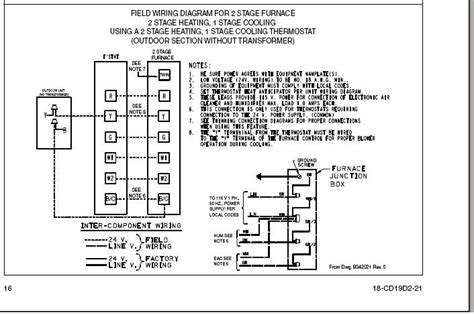 trane heat pump  wiring diagram