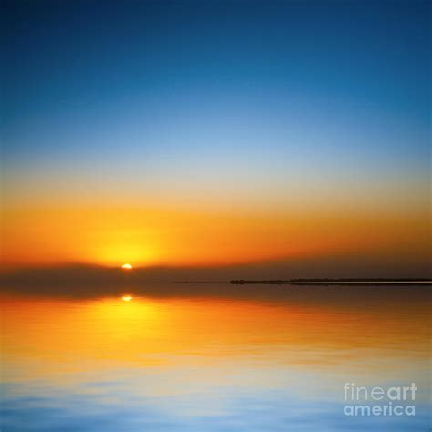 Beautiful Sunset Over Water Photograph By Colin And Linda Mckie Fine
