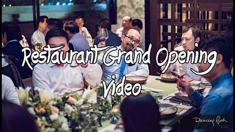 Restaurant Grand Opening Event Youtube