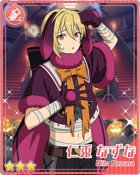 He is selfless and friendly, but can be slightly shy. (Busy Zombie) Nazuna Nito | The English Ensemble Stars Wiki | FANDOM powered by Wikia