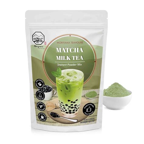 Matcha Milk Tea Powder 1kg 30 Drinks Shop Moriyama Teahouse