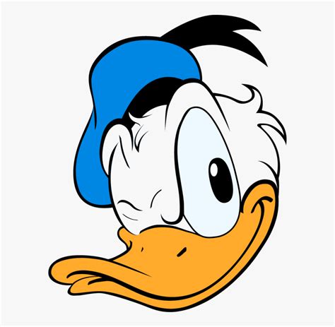 Donald Duck Face Png Free Transparent Clipart Clipartkey