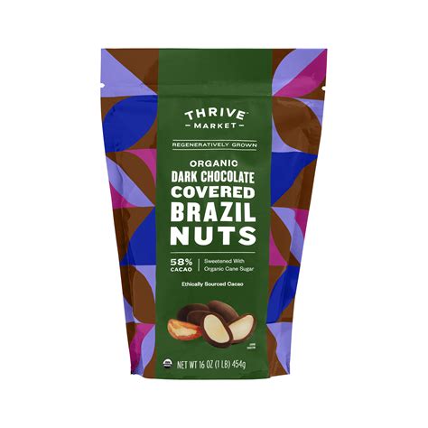 Thrive Market Goods Regeneratively Grown Organic Dark Chocolate Covered