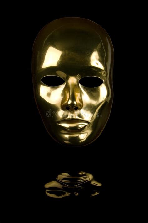 Golden Face Mask Stock Image Image Of Face Gold Classic 7508769