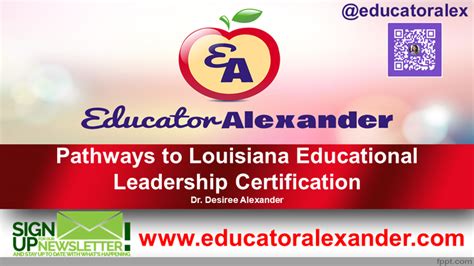 Pathways To Educational Leadership Certification In La Home