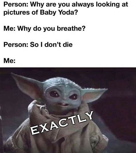 Baby Yoda Memes On Instagram Babyyoda Babyyodamemes Starwars