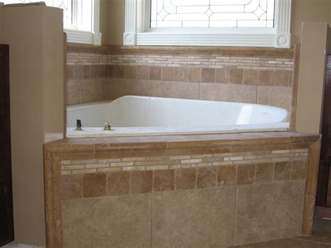 Many time we need to make a collection about some galleries to give you imagination, we can say these are stunning photos. New Drop in Bathtub Tile Ideas with Drop in Tub Corner ...