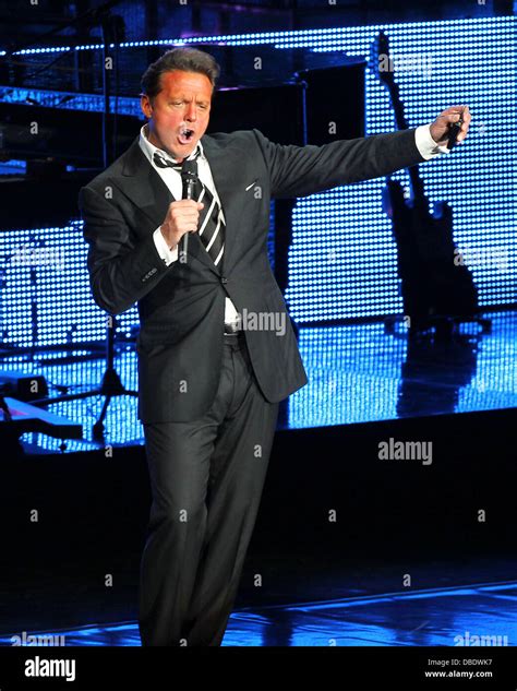 Luis Miguel Performing Live In Concert At Prudential Center Newark New