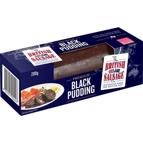 The British Sausage Co Black Pudding 200g Woolworths