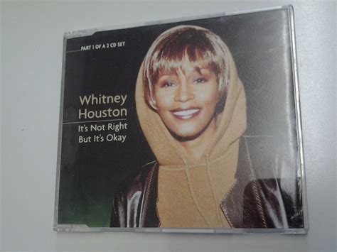 Whitney Houston Its Not Right But Its Okay Cd Single Incls Club 69