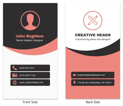 40 Of The Best Business Card Ideas Examples And Templates Venngage