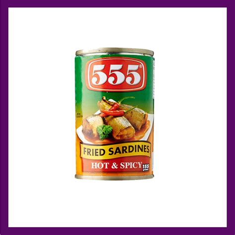 555 Fried Sardines Hot And Spicy 155g Shopee Philippines