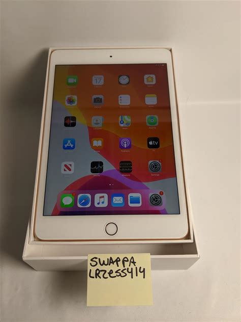 Apple Ipad Mini Th Gen Unlocked Gold Gb Lrze Swappa