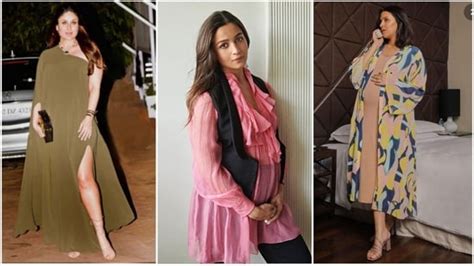 Pregnancy Fashion Alia Bhatt To Kareena Kapoor Take Inspiration From Bollywood Divas