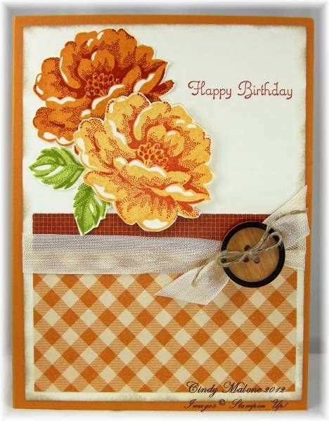Fall Flowers Birthday Card Flower Birthday Cards Cards Handmade