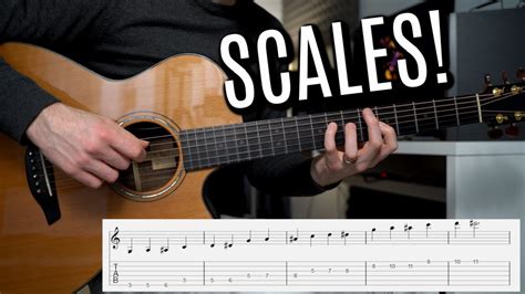 How To Practice Scales On Guitar 5 Levels Youtube