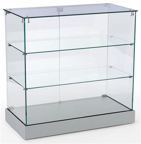 Furniture And Lighting Retail Glass Shelf Product Display Shop Counter Showcase Lockable Cabinet