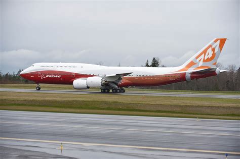 Flyingphotos Magazine News Boeing 747 8 Intercontinental Finaliza Com Sucesso O Primeiro Voo