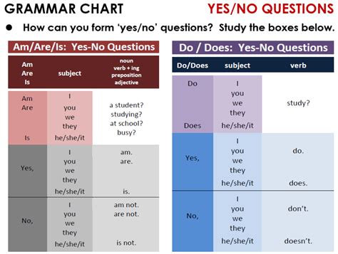 Yes No Questions Present All Things Grammar This Or That