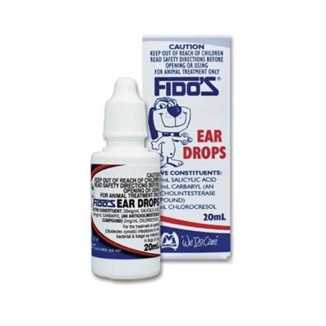 Fidos Dog Ear Drops 20ml 1 Day Online Themarket New Zealand