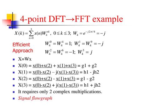 Ppt Chapter 5 The Discrete Fourier Transform Powerpoint Presentation Id228597