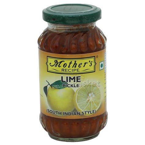 Buy Mothers Recipe Pickle Lime South Indian Style 300 Gm Jar Online