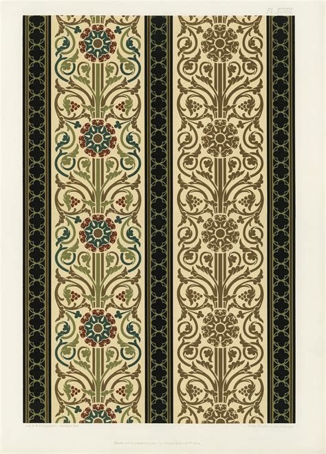 Medieval Pattern From The Practical Decorator Free Public Domain