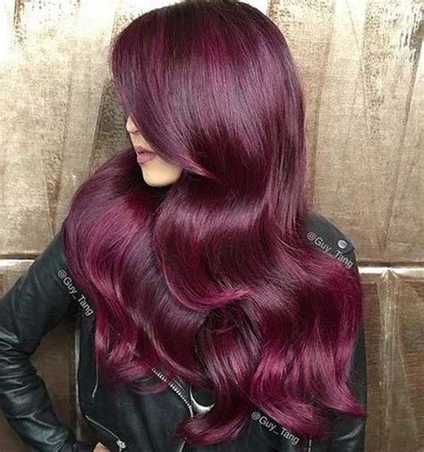 Dark red hair color can be used by women of several different complexions. 49 of the Most Striking Dark Red Hair Color Ideas