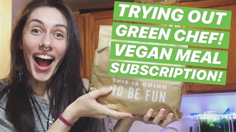 Trying Out Green Chef Vegan Meal Subscription Unboxing And First Thoughts Part 1 Youtube