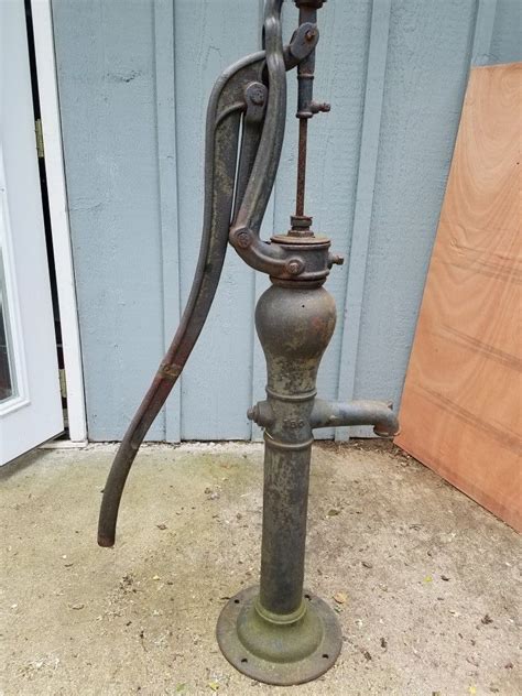 Vintage Cast Iron Hand Water Wellhead Pump In Antiques Architectural