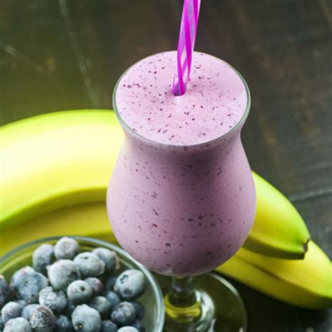 Blueberry Banana Smoothie Antioxidant Gluten Free Recipe
