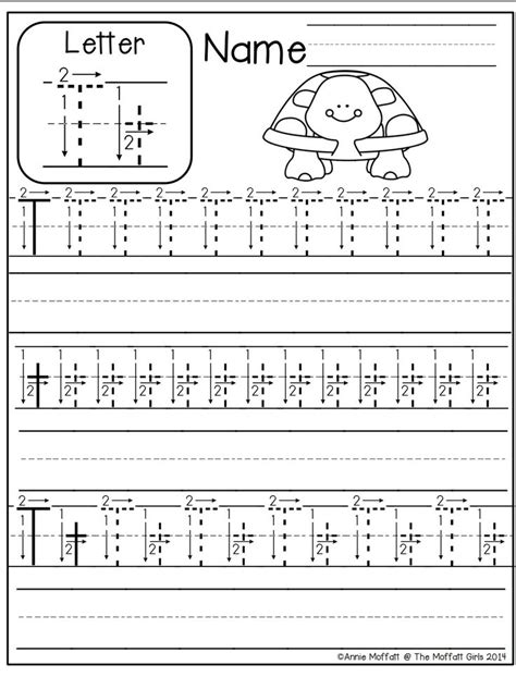 Letter T Worksheet Alphabet Worksheets Preschool Kindergarten Abc